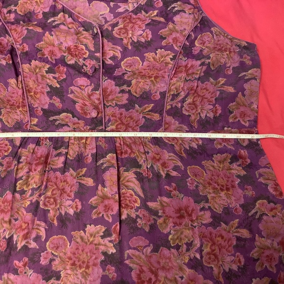 Vintage April Cornell Midi Floral Dress Size XL - Picture 7 of 12